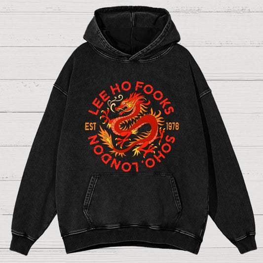 Mystery Town's (Werewolves of London)  Vintage Distressed Hoodie