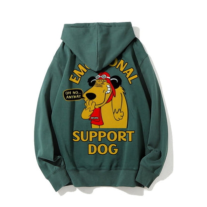 Support Or Not? Printed Back Unisex Cotton Hoodie