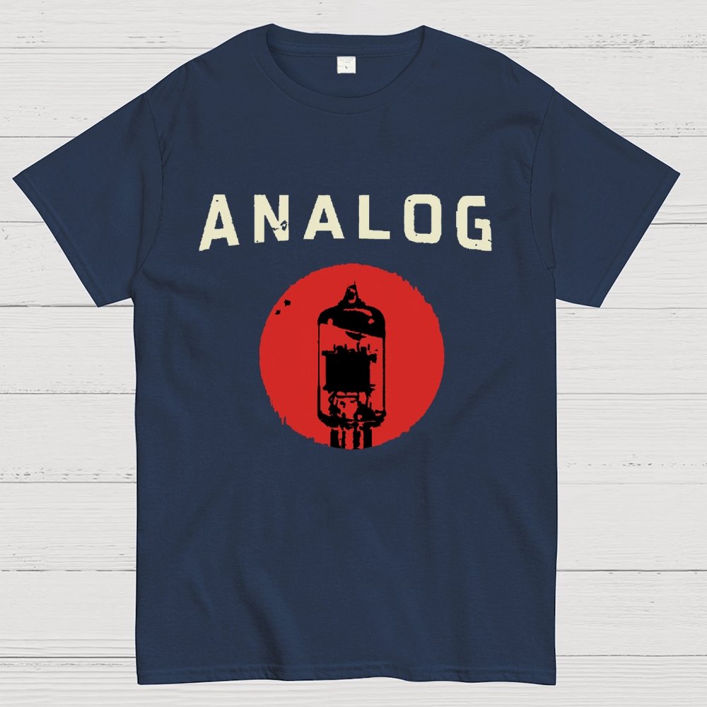 Vacuum Tube Analog Distressed Geek T-Shirt