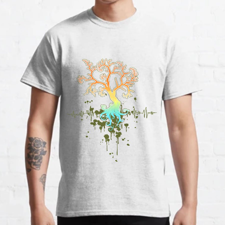Fractal Tree Nerdy T-Shirt