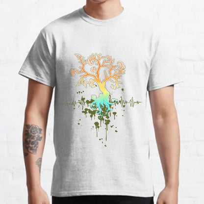 Fractal Tree Nerdy T-Shirt