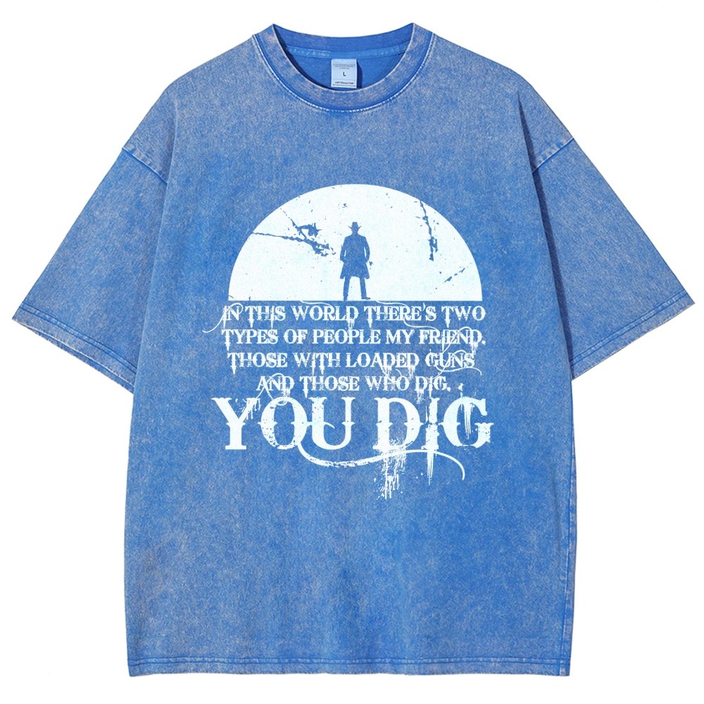 In This World There's Two Kinds Of People Vintage Distressed T-shirt