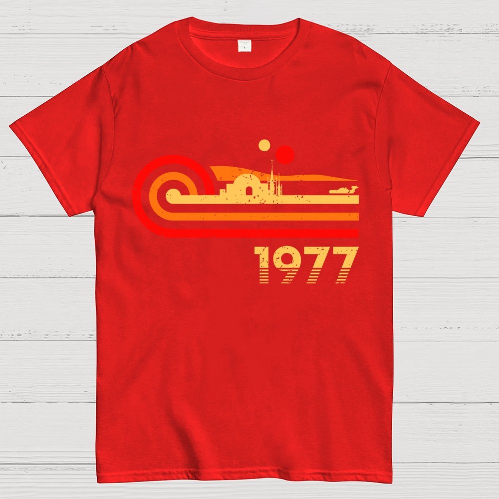 Retro Vintage Desert Planet Geek T-Shirt
