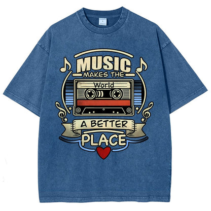 Music love Vintage Distressed T-shirt