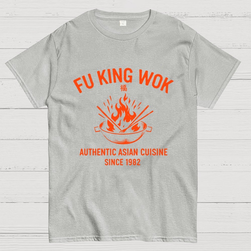 Fu King Wok Chinese Restaurant Geek T-Shirt