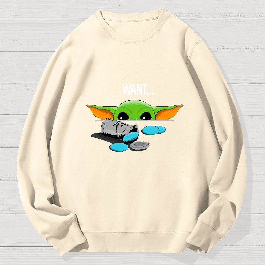 Children Want ! Funny Geek Cotton Sweatshirt