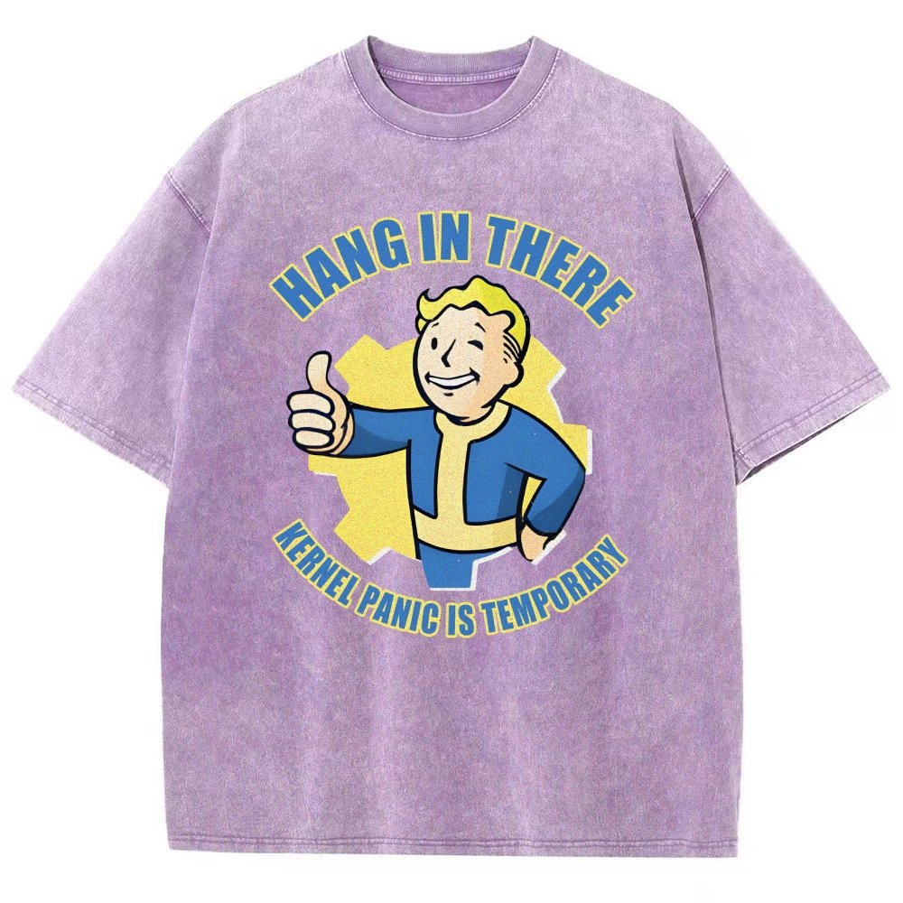 Hang in there - Kernel Panic is temporary Vintage Distressed T-shirt