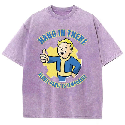 Hang in there - Kernel Panic is temporary Vintage Distressed T-shirt