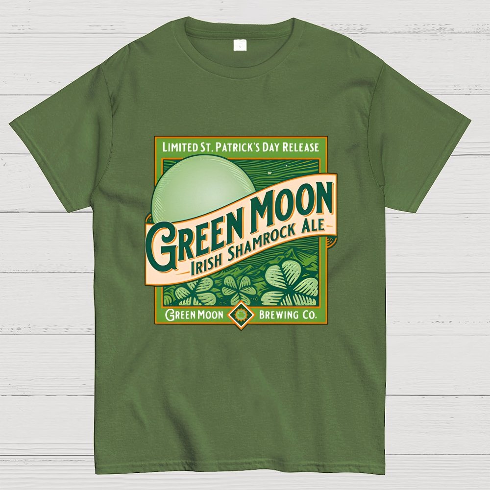 Green Moon Geek T-Shirt