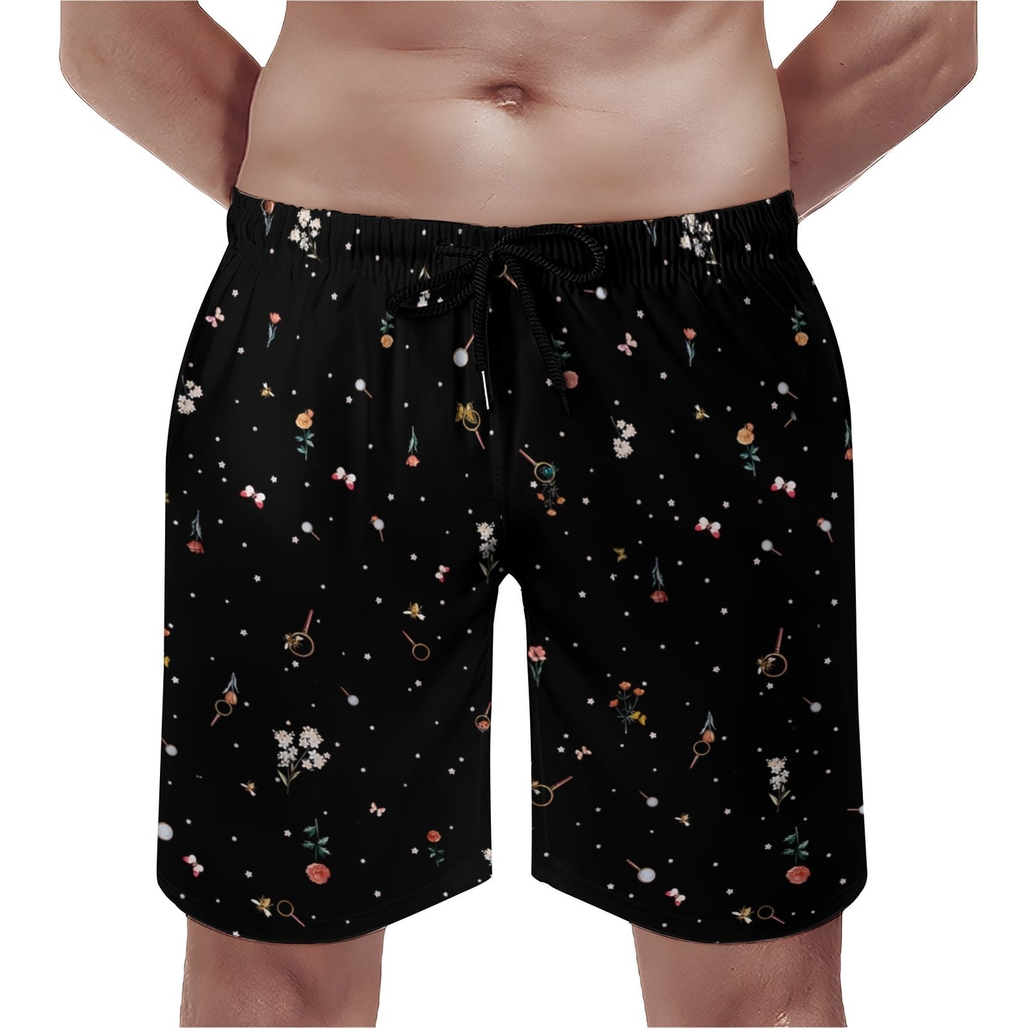 Magnifying Glass Flower Geek Shorts