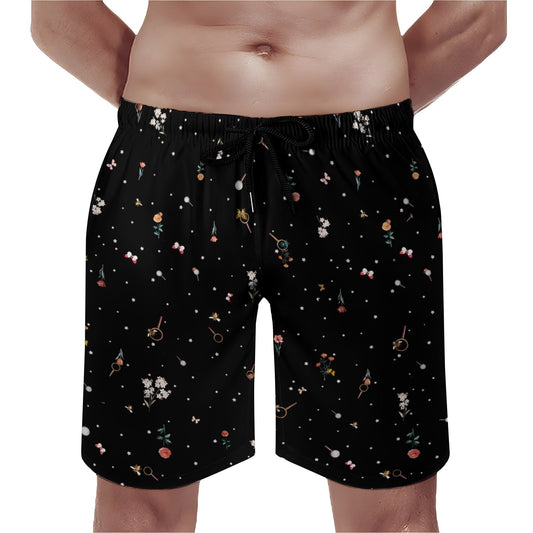 Magnifying Glass Flower Geek Shorts