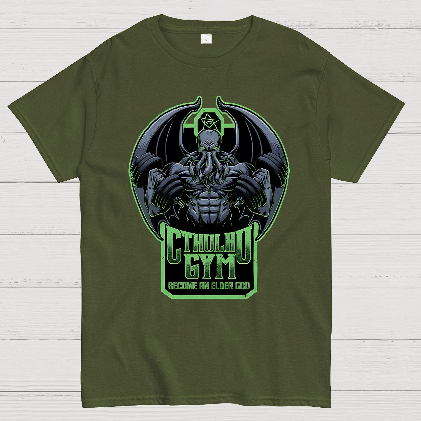 Cthulhu Gym Geek T-Shirt
