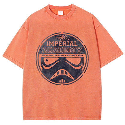 Aiming for Excellence Vintage Distressed T-shirt