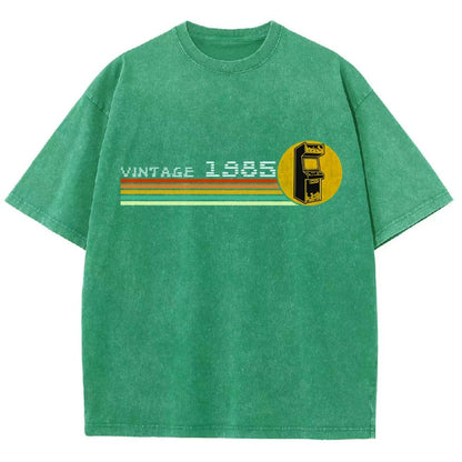 1985 Video Game Vintage Retro Arcade Classically Trained 80s Vintage Distressed T-shirt