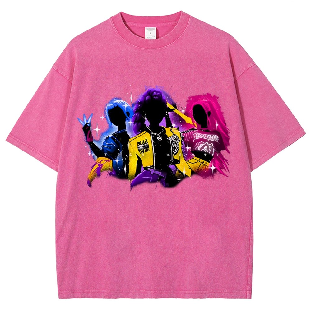 The Huntrix Vintage Distressed T-shirt
