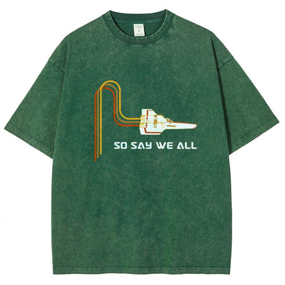So Say We All Vintage Distressed T-shirt