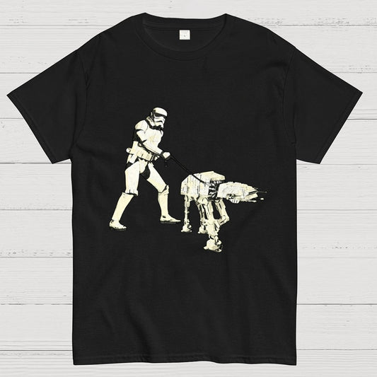 Empire Robot Dog-Planet Battles Geek T-Shirt