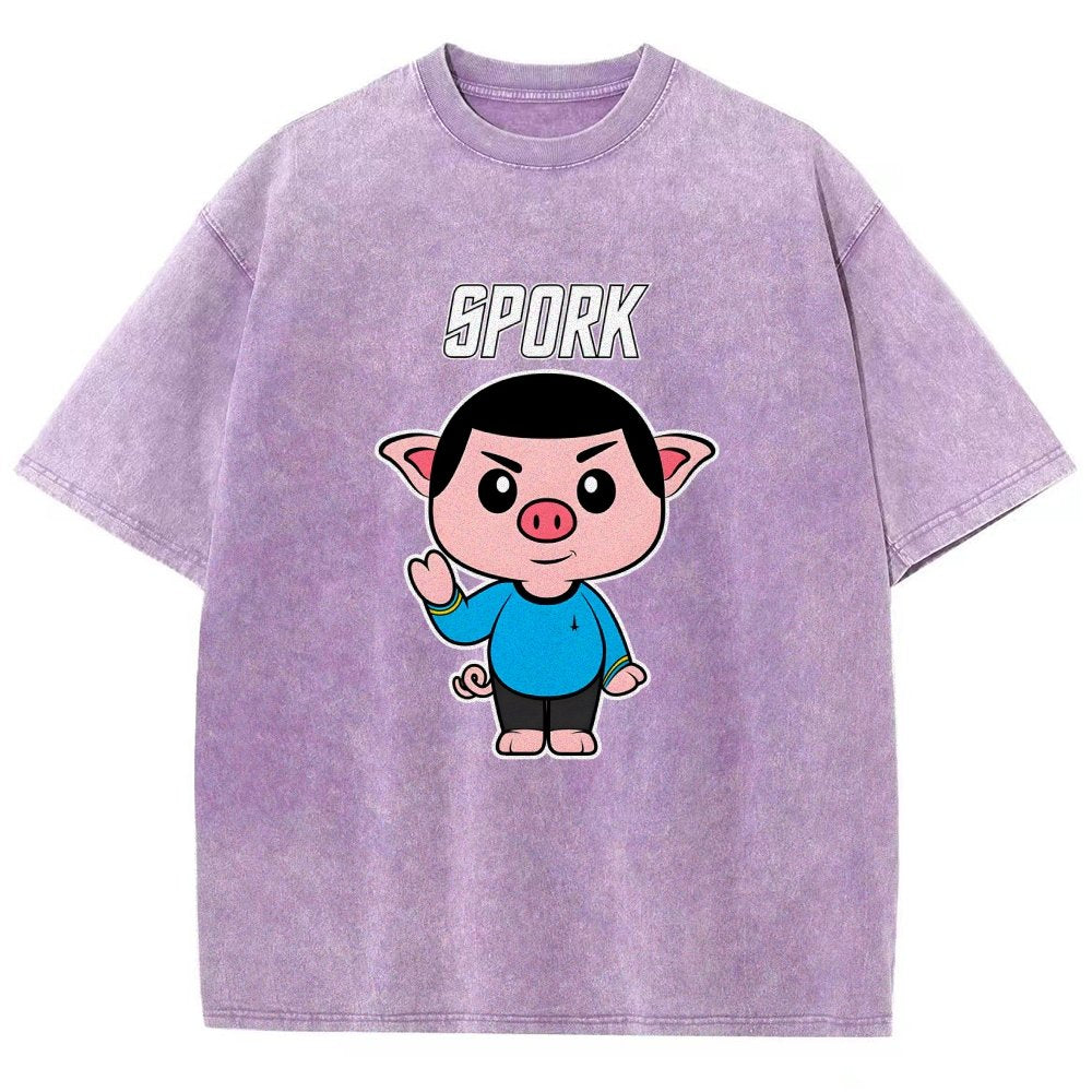 Spork Vintage Distressed T-shirt