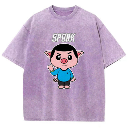 Spork Vintage Distressed T-shirt