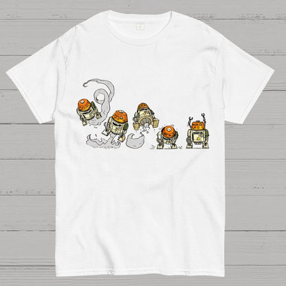 Panic Robot Geek T-Shirt