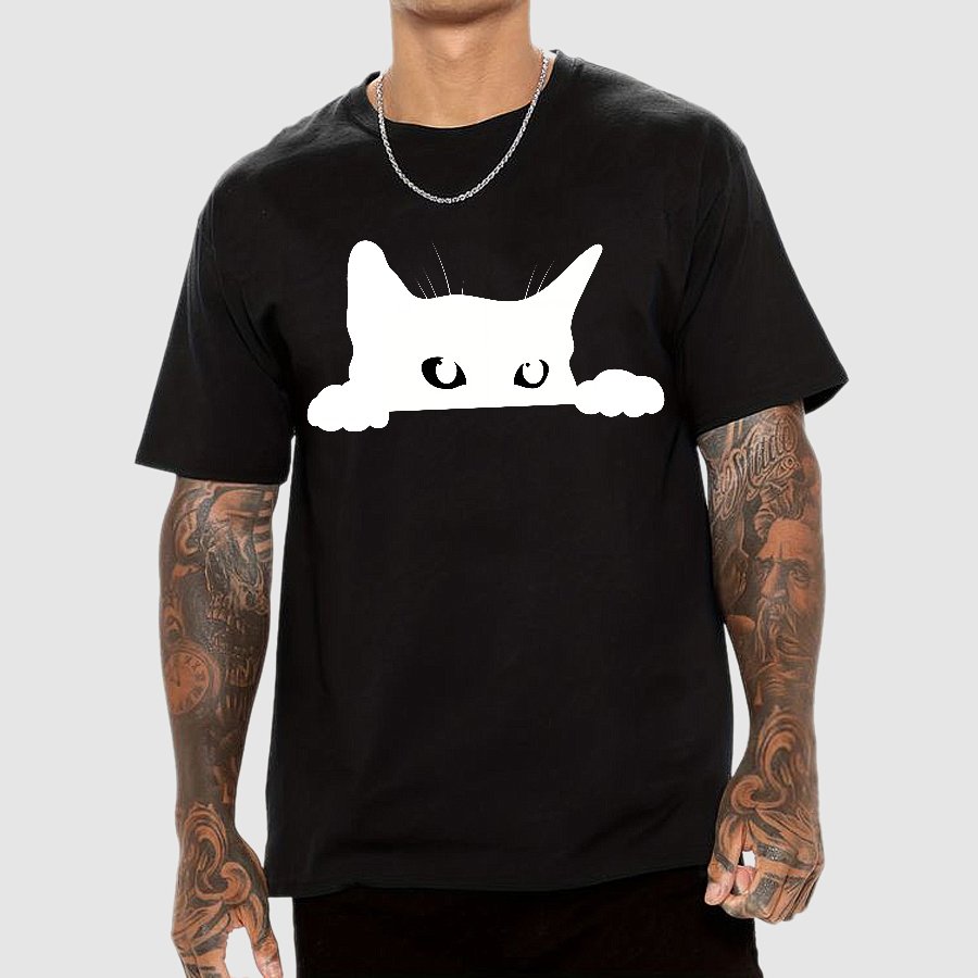 Black Cat Geek T-Shirt
