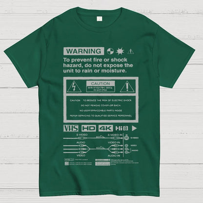 VCR Danger Geek T-Shirt