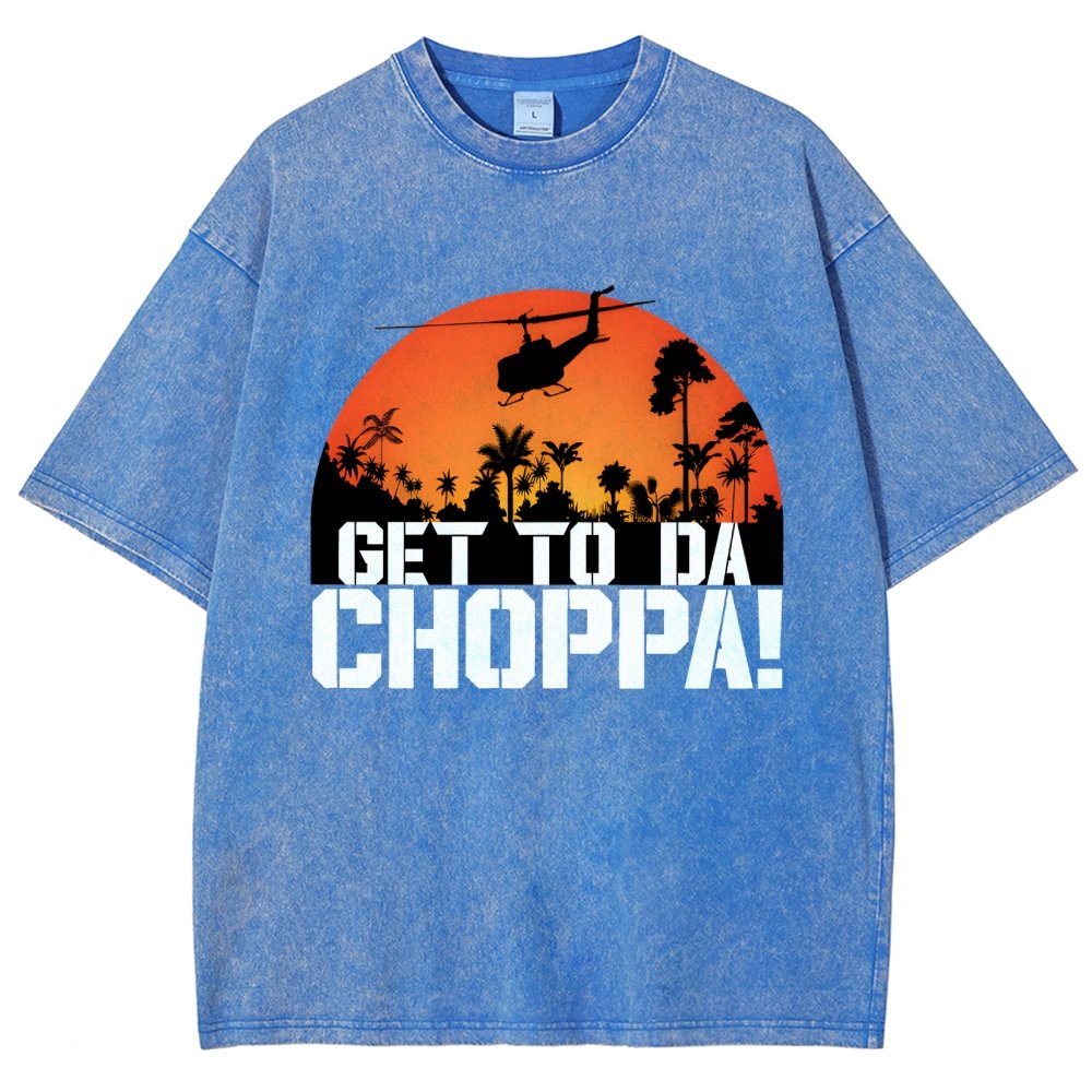 Get To The Chopper Vintage Distressed T-shirt