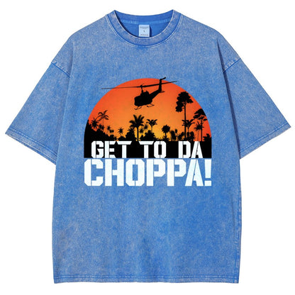 Get To The Chopper Vintage Distressed T-shirt