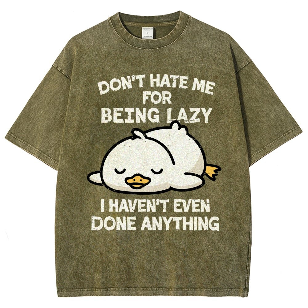 Duck Done Nothing Vintage Distressed T-shirt