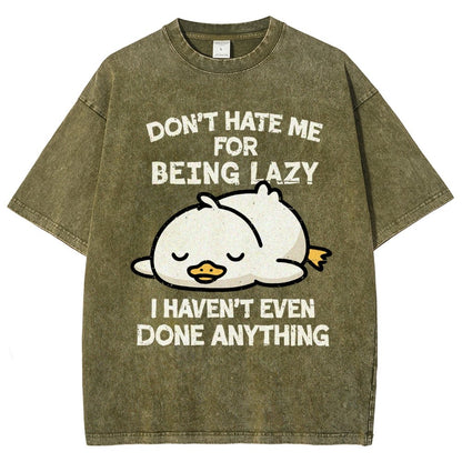 Duck Done Nothing Vintage Distressed T-shirt