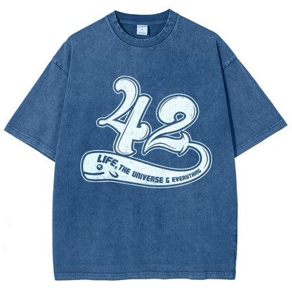 42 Life Vintage Distressed T-shirt