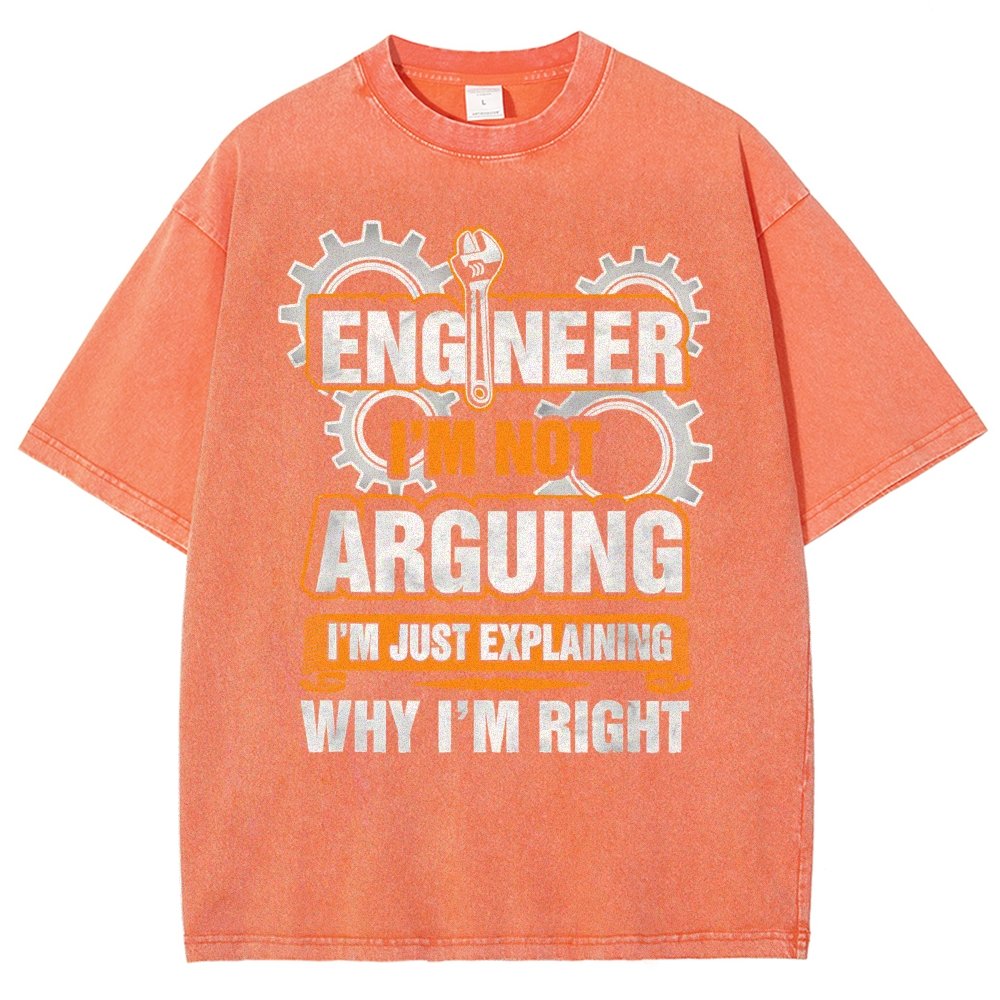 I'm Not Arguing Im Just Explaining Why I Am Right Vintage Distressed T-shirt