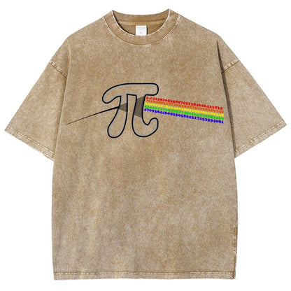 Pi Flow Vintage Distressed T-shirt
