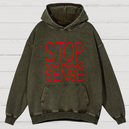 Stop Making Sense Vintage Distressed Hoodie