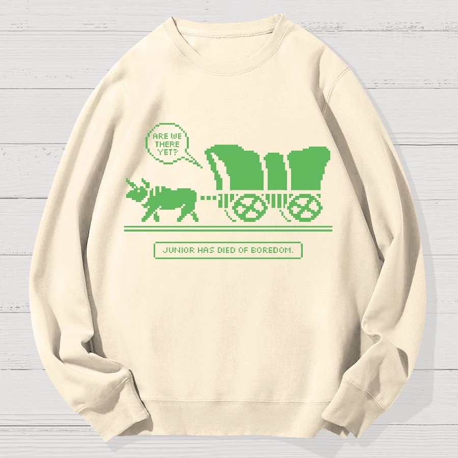 Oregon Road Trip Geek Cotton Sweatshirt