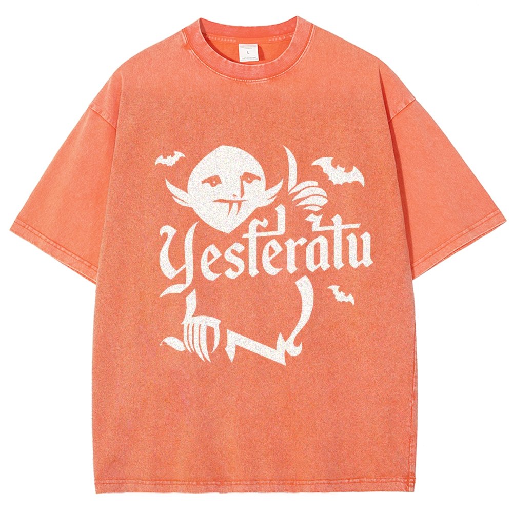 Mysterious Creature Vintage Distressed T-shirt