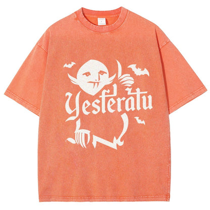 Mysterious Creature Vintage Distressed T-shirt