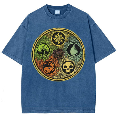 Black Lotus Vintage Distressed T-shirt