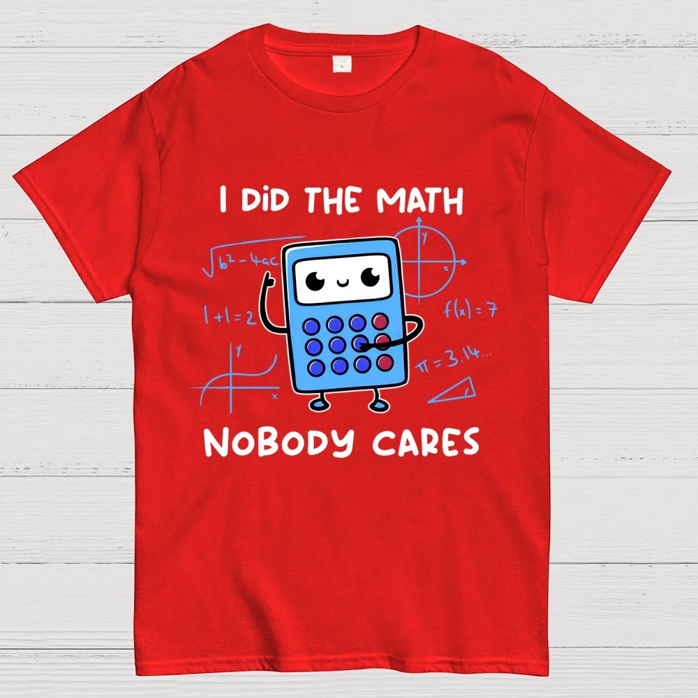 Did The Math Unisex Geek T-Shirt