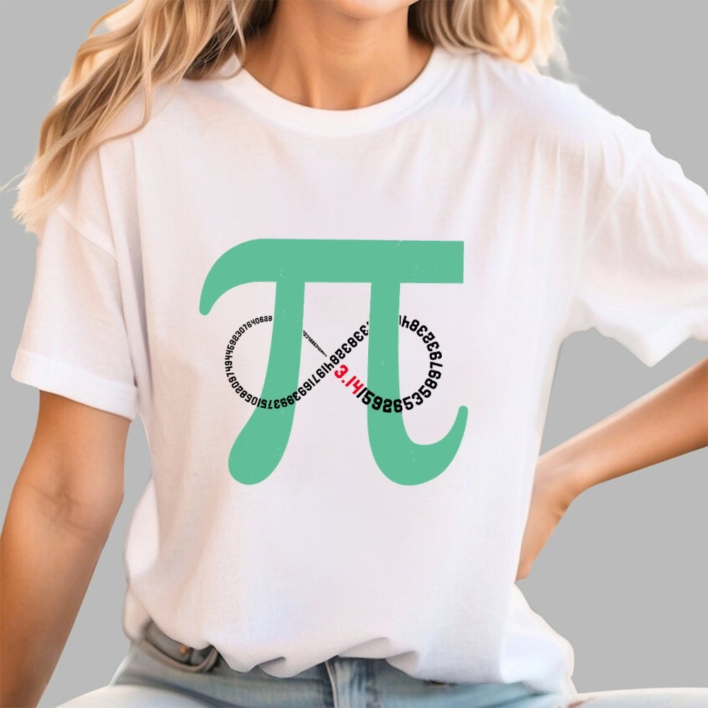 Pi Day Infinity Symbol Geek T-Shirt
