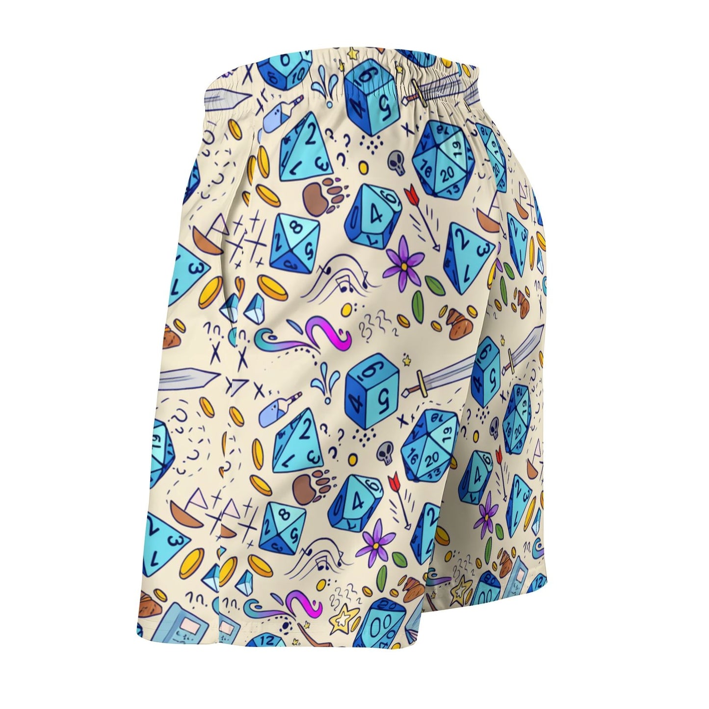 Vintage Dice Game Geek Shorts