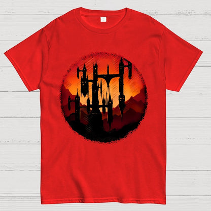 Castle Sunset Geek T-Shirt