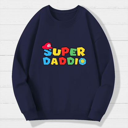 Super Daddio Geek Cotton Sweatshirt