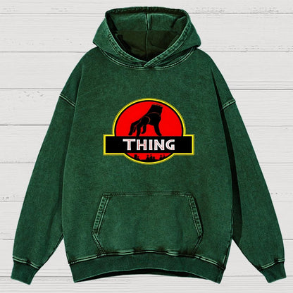 Thing Vintage Distressed Hoodie