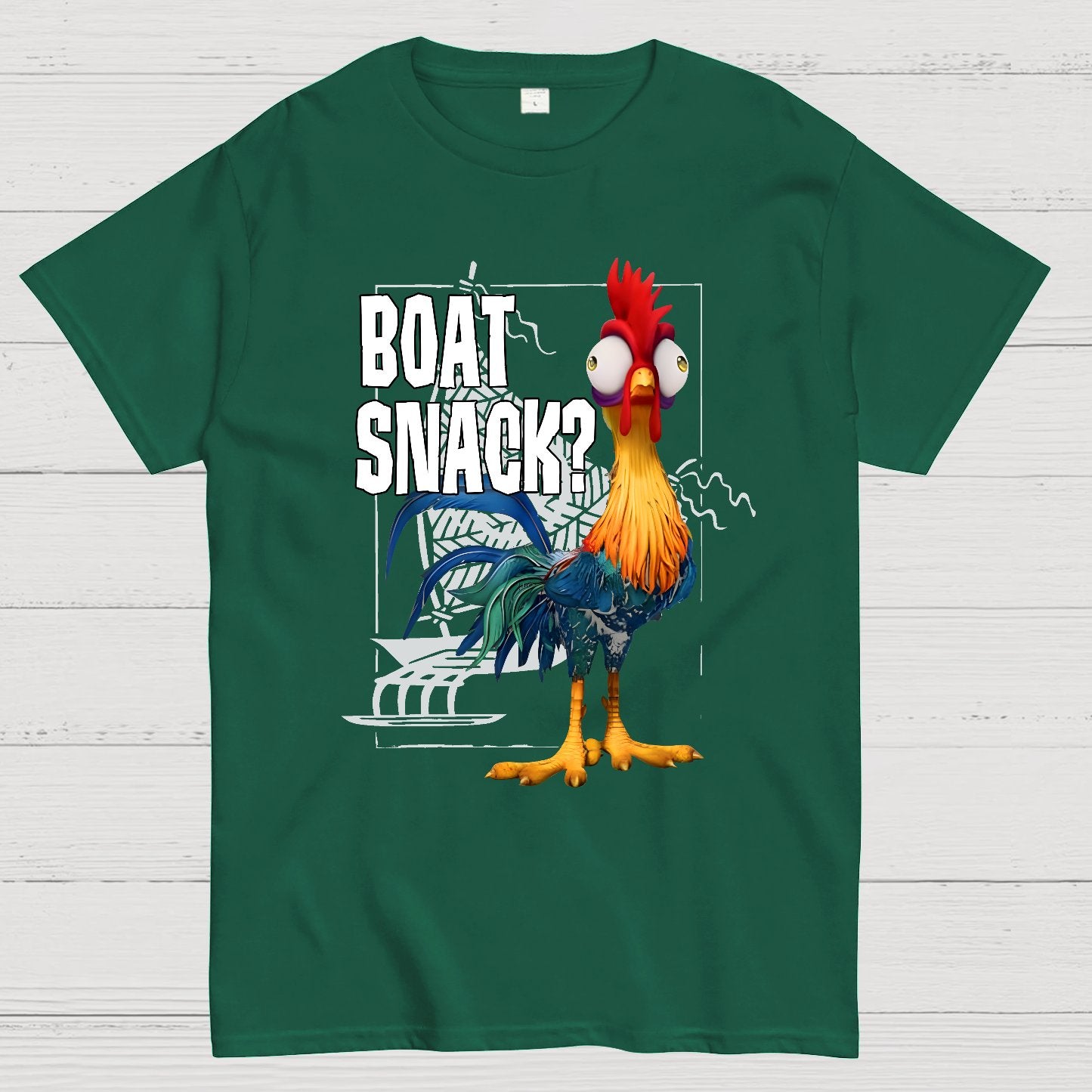 Boat Snack?  Chicken Geek T-Shirt