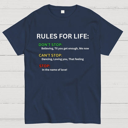 Rules For Life Unisex Geek T-Shirt
