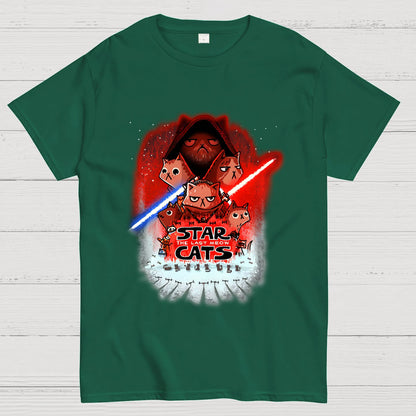 Star Cats The Last Meow Geek T-Shirt