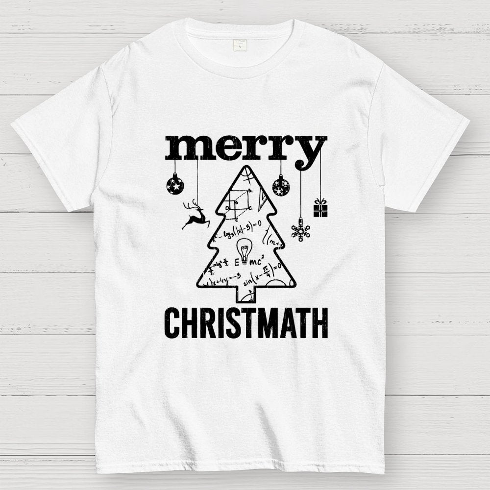 Merry Christmas Christmas Math Jokes Geek T-Shirt
