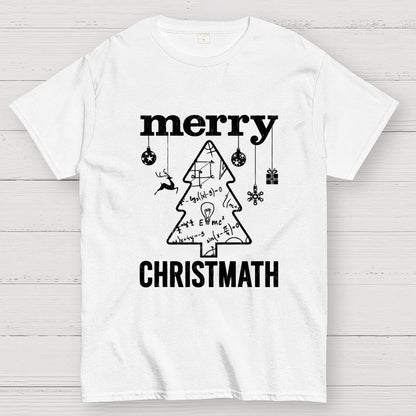 Merry Christmas Christmas Math Jokes Geek T-Shirt