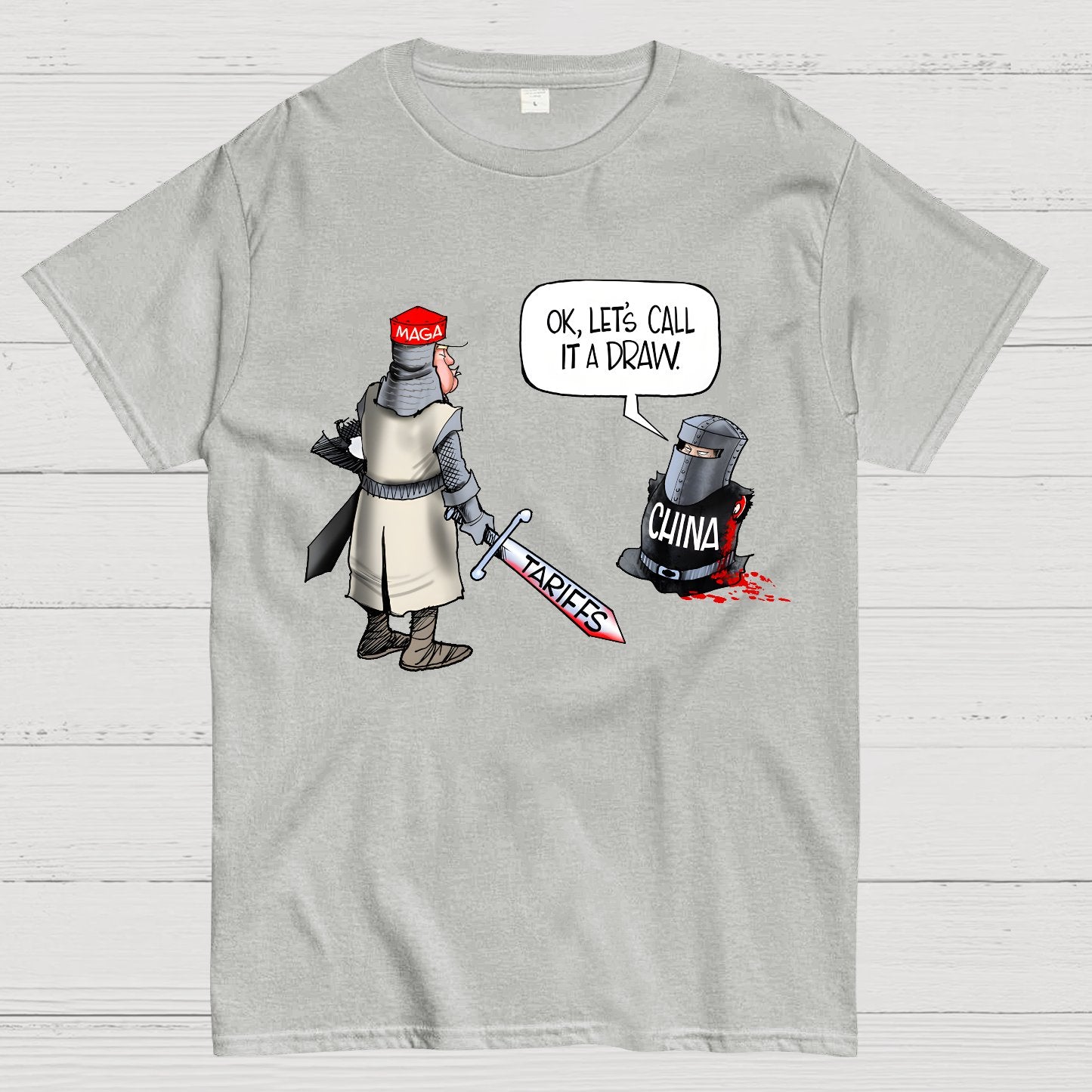 The Holy Grail Tariffs Geek T-Shirt